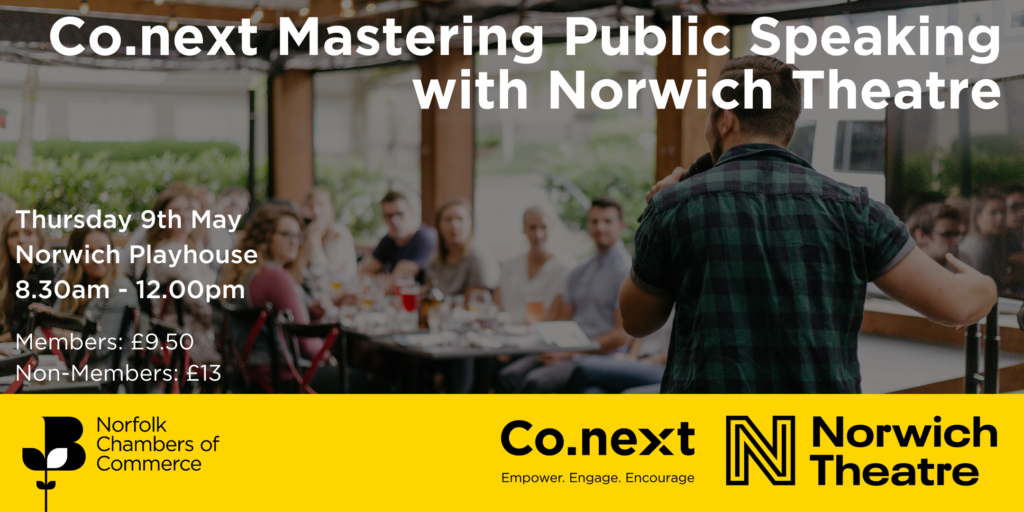 Norwich Theatre partners with Norfolk Chambers of Commerce for new